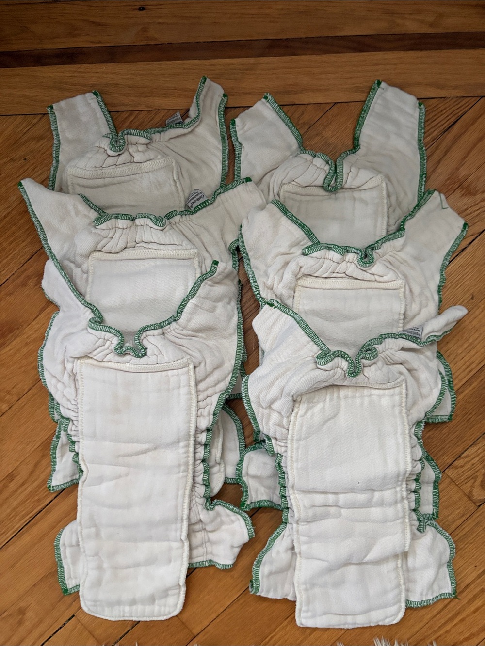 Cloth-eez Organic Workhorse Cloth Diapers - Size X-Large, Pack of 6